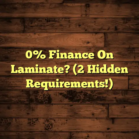 0% Finance On Laminate? (2 Hidden Requirements!)