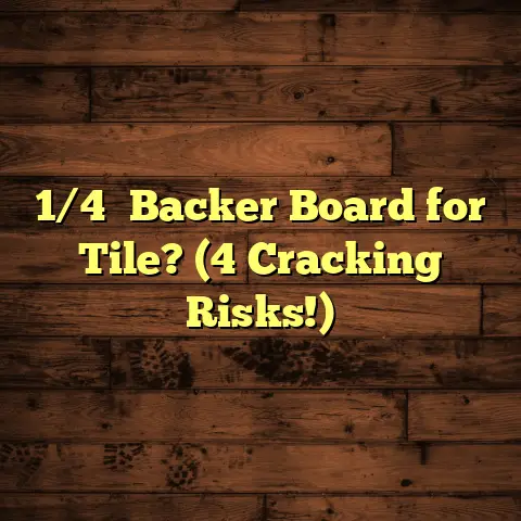 1/4″ Backer Board for Tile? (4 Cracking Risks!)
