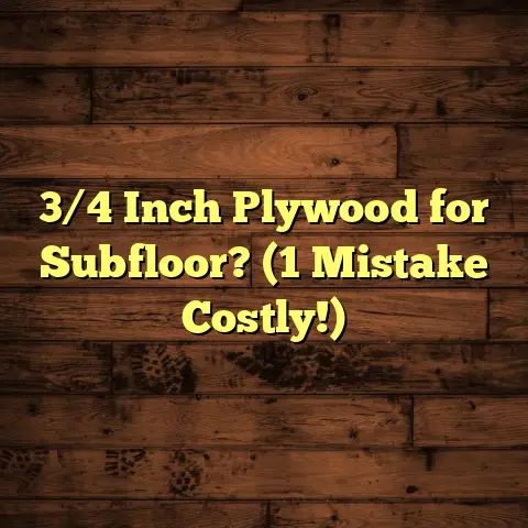 3/4 Inch Plywood for Subfloor? (1 Mistake Costly!)