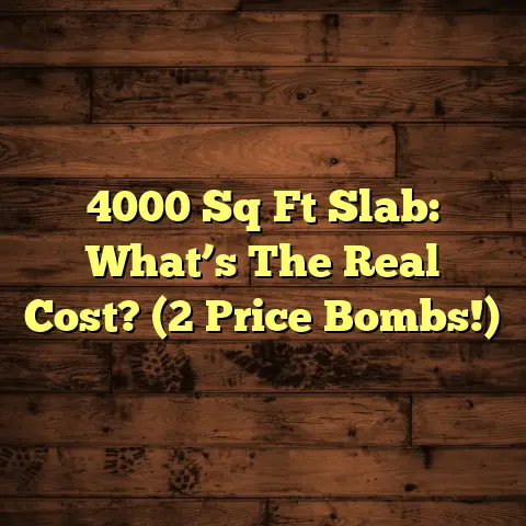 4000 Sq Ft Slab: What’s The Real Cost? (2 Price Bombs!)