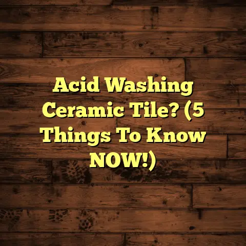 Acid Washing Ceramic Tile? (5 Things To Know NOW!)