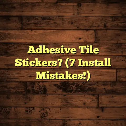 Adhesive Tile Stickers? (7 Install Mistakes!)