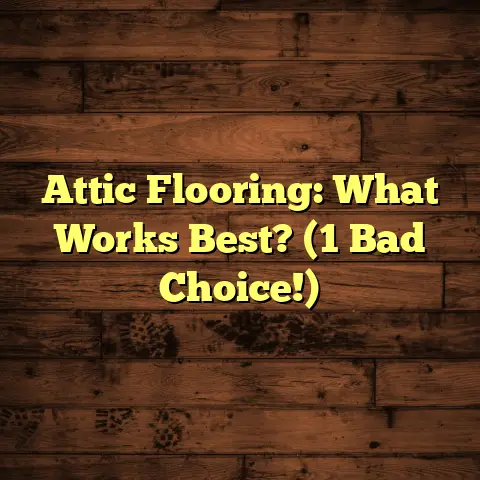 Attic Flooring: What Works Best? (1 Bad Choice!)