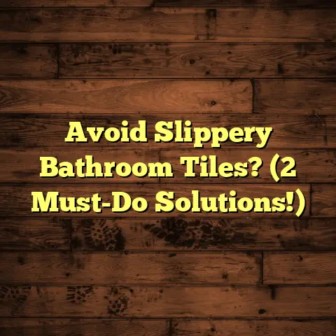 Avoid Slippery Bathroom Tiles? (2 Must-Do Solutions!)