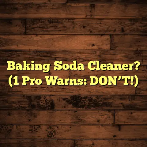 Baking Soda Cleaner? (1 Pro Warns: DON’T!)