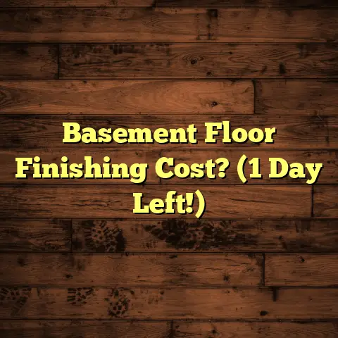 Basement Floor Finishing Cost? (1 Day Left!)