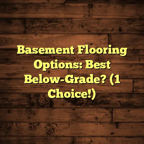 Basement Flooring Options: Best Below-Grade? (1 Choice!)