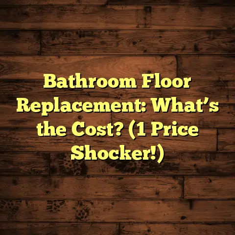 Bathroom Floor Replacement: What’s the Cost? (1 Price Shocker!)