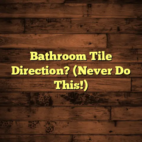 Bathroom Tile Direction? (Never Do This!)