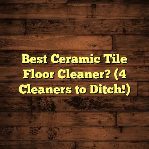 Best Ceramic Tile Floor Cleaner? (4 Cleaners to Ditch!)
