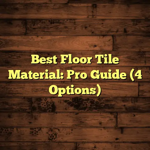 Best Floor Tile Material: Pro Guide (4 Options)