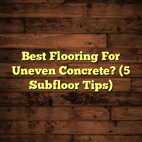 Best Flooring For Uneven Concrete? (5 Subfloor Tips)