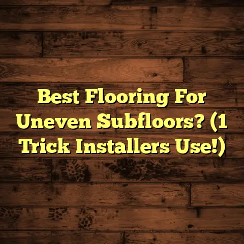 Best Flooring For Uneven Subfloors? (1 Trick Installers Use!)