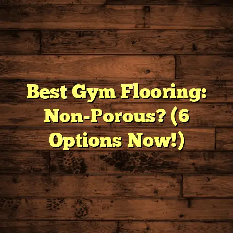 Best Gym Flooring: Non-Porous? (6 Options Now!)