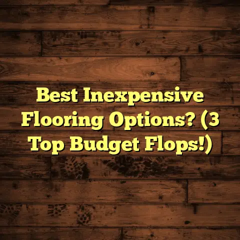 Best Inexpensive Flooring Options? (3 Top Budget Flops!)