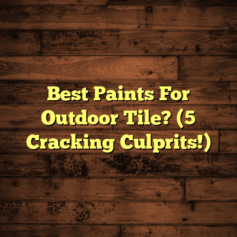 Best Paints For Outdoor Tile? (5 Cracking Culprits!)