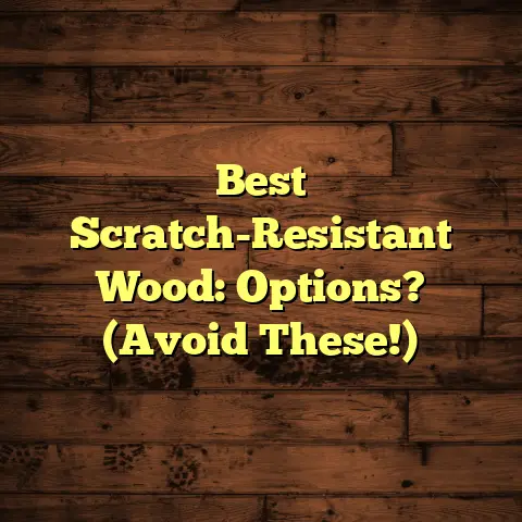 Best Scratch-Resistant Wood: Options? (Avoid These!)