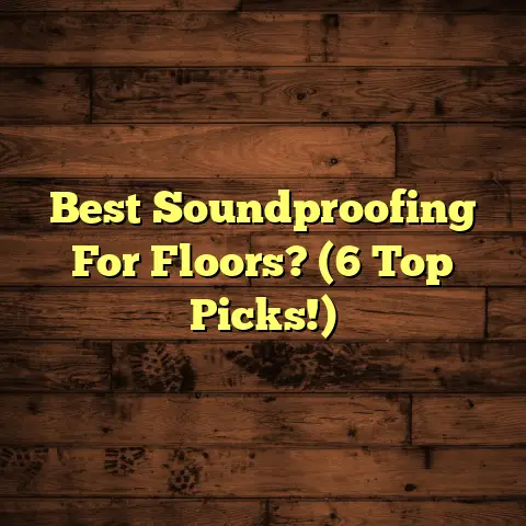 Best Soundproofing For Floors? (6 Top Picks!)