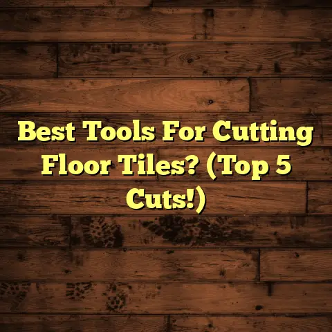 Best Tools For Cutting Floor Tiles? (Top 5 Cuts!)