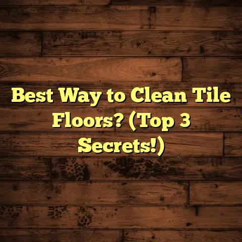 Best Way to Clean Tile Floors? (Top 3 Secrets!)