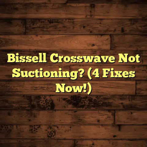 Bissell Crosswave Not Suctioning? (4 Fixes Now!)