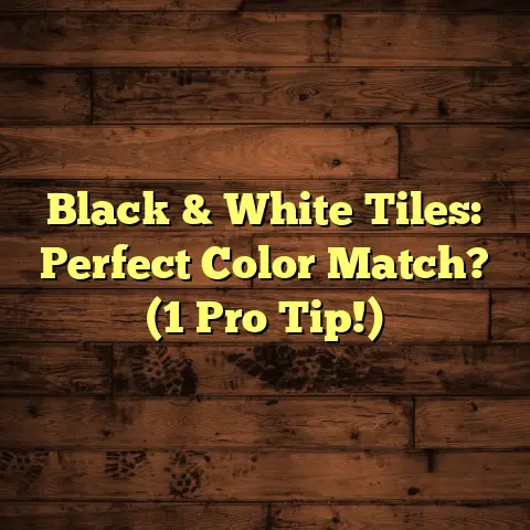 Black & White Tiles: Perfect Color Match? (1 Pro Tip!)