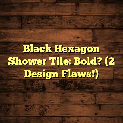 Black Hexagon Shower Tile: Bold? (2 Design Flaws!)