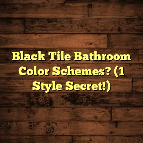 Black Tile Bathroom Color Schemes? (1 Style Secret!)