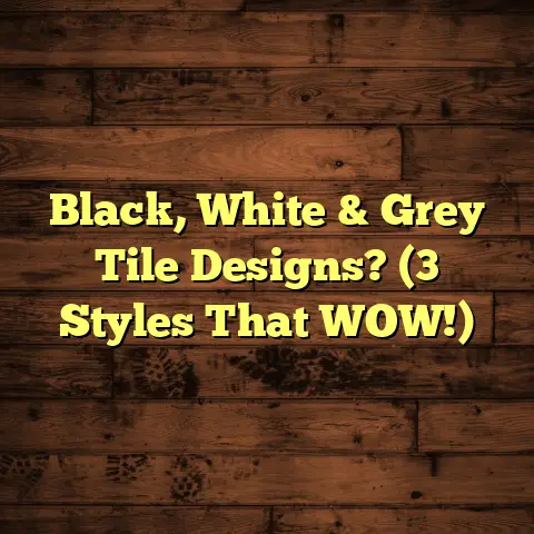 Black, White & Grey Tile Designs? (3 Styles That WOW!)