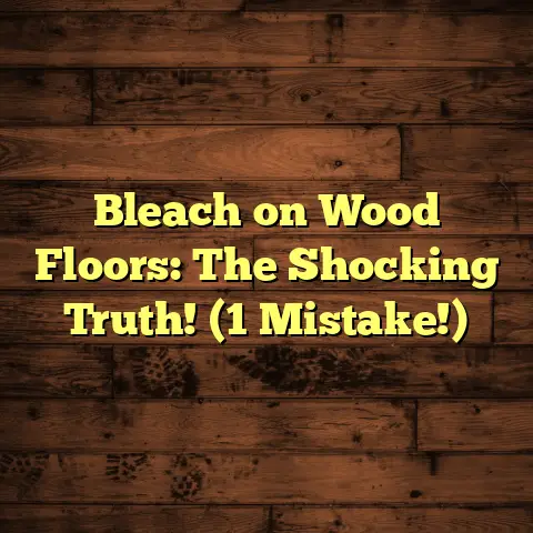 Bleach on Wood Floors: The Shocking Truth! (1 Mistake!)