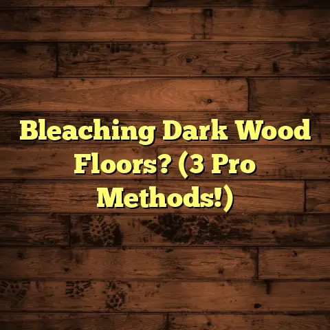 Bleaching Dark Wood Floors? (3 Pro Methods!)