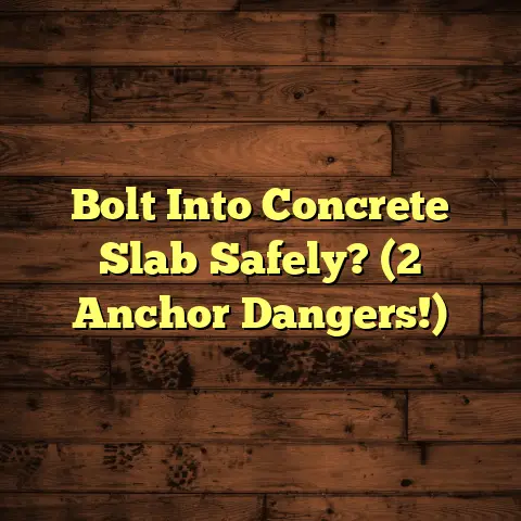 Bolt Into Concrete Slab Safely? (2 Anchor Dangers!)