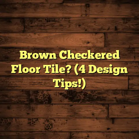 Brown Checkered Floor Tile? (4 Design Tips!)