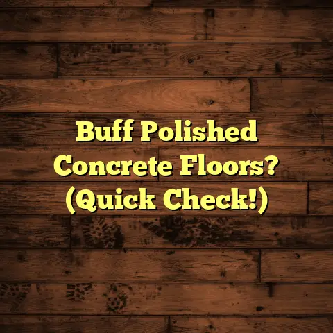 Buff Polished Concrete Floors? (Quick Check!)