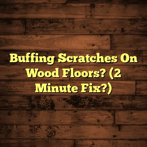 Buffing Scratches On Wood Floors? (2 Minute Fix?)