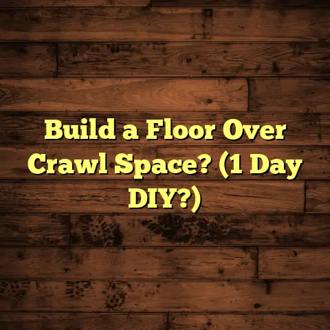 Build a Floor Over Crawl Space? (1 Day DIY?)