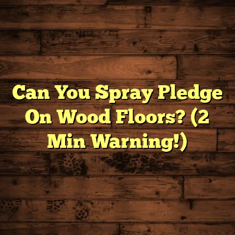 Can You Spray Pledge On Wood Floors? (2 Min Warning!)