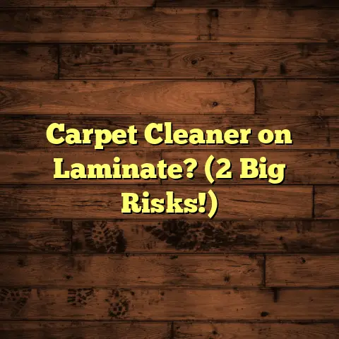 Carpet Cleaner on Laminate? (2 Big Risks!)