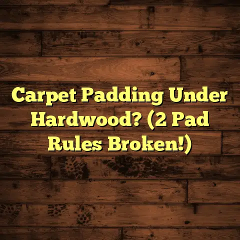 Carpet Padding Under Hardwood? (2 Pad Rules Broken!)