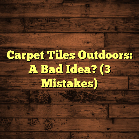 Carpet Tiles Outdoors: A Bad Idea? (3 Mistakes)