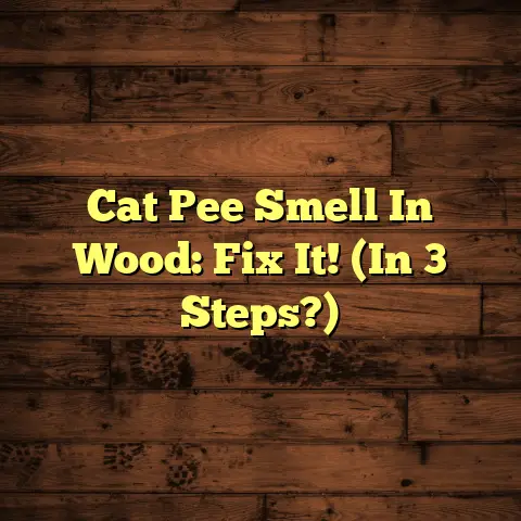 Cat Pee Smell In Wood: Fix It! (In 3 Steps?)