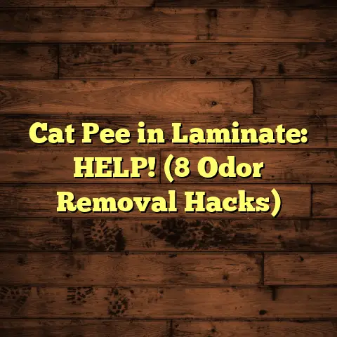 Cat Pee in Laminate: HELP! (8 Odor Removal Hacks)