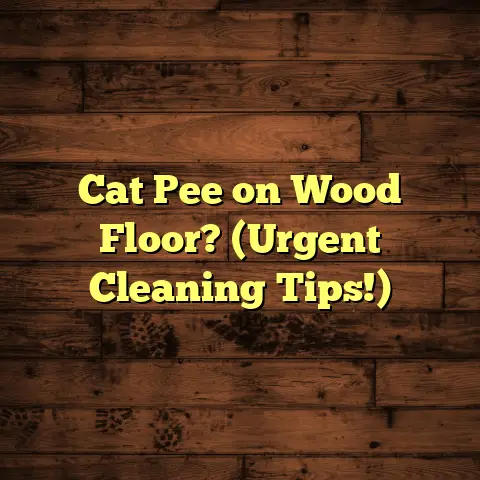 Cat Pee on Wood Floor? (Urgent Cleaning Tips!)