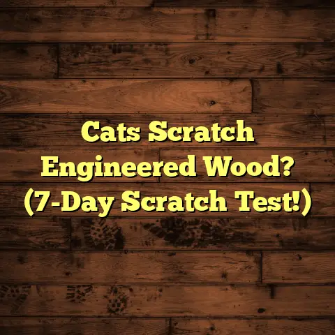 Cats Scratch Engineered Wood? (7-Day Scratch Test!)