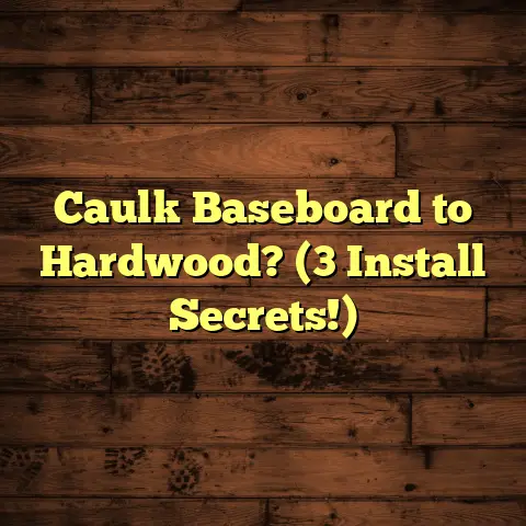 Caulk Baseboard to Hardwood? (3 Install Secrets!)