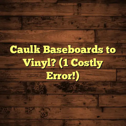 Caulk Baseboards to Vinyl? (1 Costly Error!)