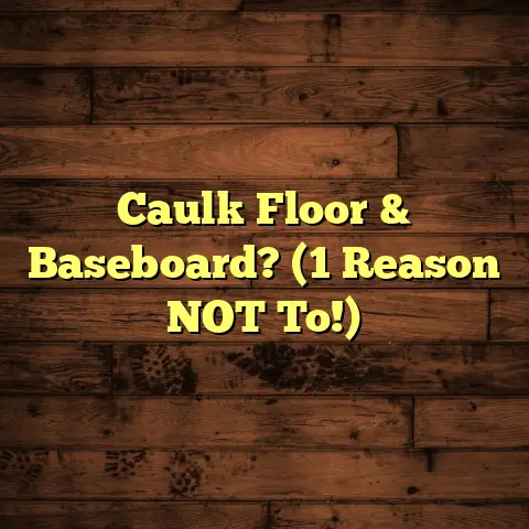 Caulk Floor & Baseboard? (1 Reason NOT To!)