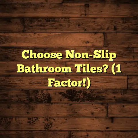 Choose Non-Slip Bathroom Tiles? (1 Factor!)