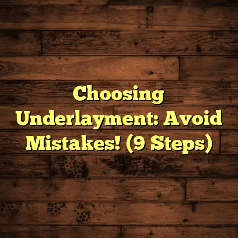 Choosing Underlayment: Avoid Mistakes! (9 Steps)
