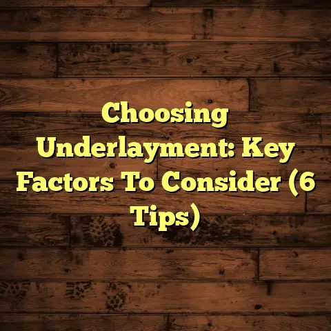 Choosing Underlayment: Key Factors To Consider (6 Tips)